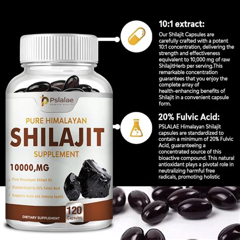 Pslalae Pure Himalayan Shilajit (Asphaltum) 10000mg India | Ubuy