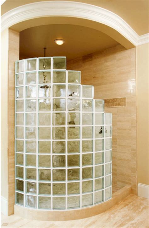 Best 25+ Awesome Glass Block Shower Ideas To Increase Your Bathroom ...