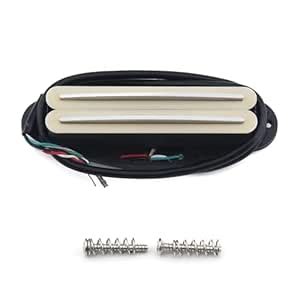 FLEOR Dual Hot Rail Single Coil Humbucker Guitar Pickup 4 Wires For ...