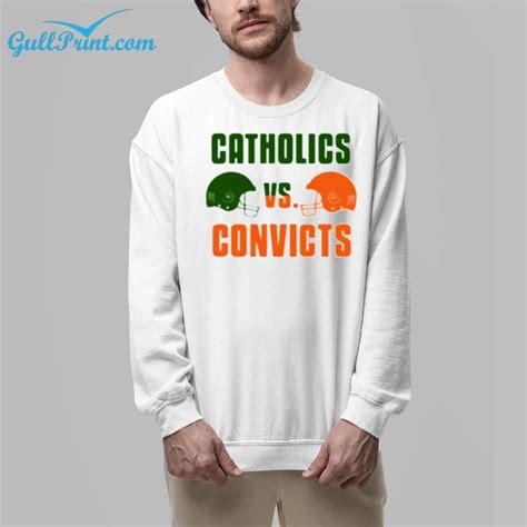 Catholics vs Convicts Shirt - gullprint.com