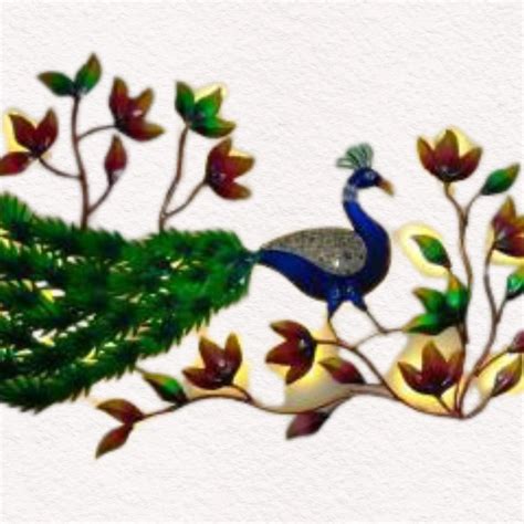 Metallic New Peacock (5 ft. * 3 ft.) - Punam Metalcrafts