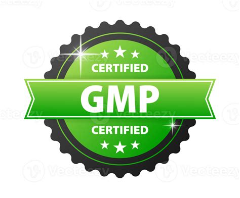 GMP - Good Manufacturing Practice certified sign, label. 50702515 PNG