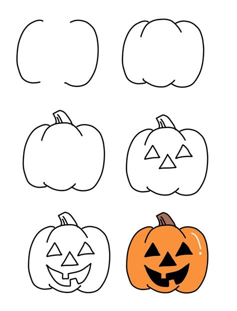 5 Easy Halloween Doodles Anyone Can Draw | Easy halloween drawings ...