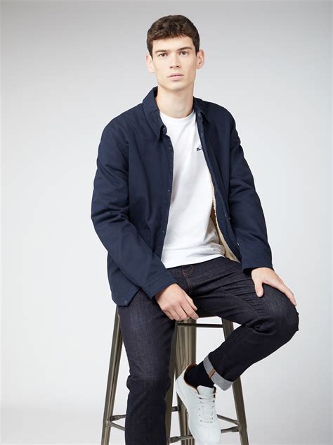 Men's Navy Blue Worker Jacket | Ben Sherman | Est 1963