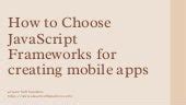 Image result for JavaScript Frameworks Mobile View