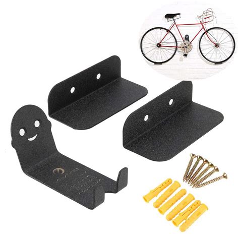Bike Pedal Hook Bike Rack Garage Wall Mount Bike Hanger Storage ...