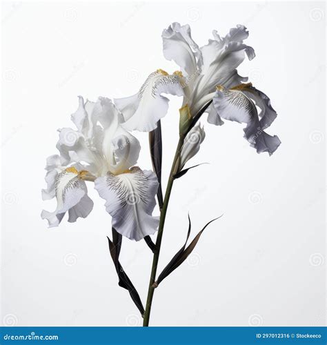 White Irises: a Stunning Symbolism in High Resolution Photography Stock ...