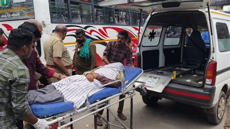 குடிபோதையில் பேருந்தை இயக்கிய ஓட்டுநர்... பேருந்து மோதி கூலித்தொழிலாளி ...