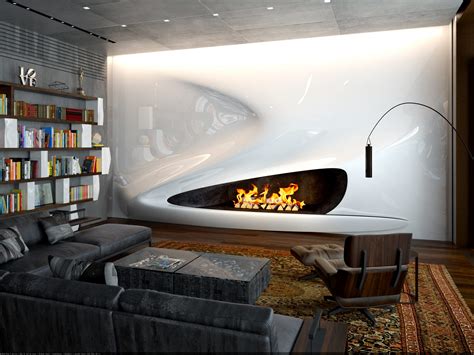 20 Alluring Modern Fireplace Design Ideas That Will Warm Your Heart ...