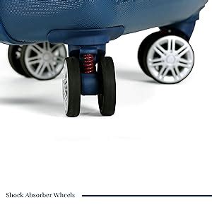 Carriall Mosaic Blue Polycarbonate Luggage Bag For Travel (Small ...