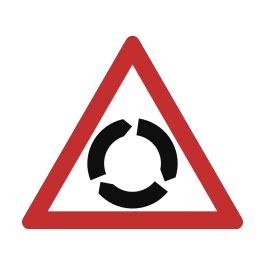 Roundabout Sign Playground Graphic - Easy Markings