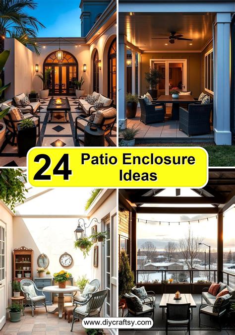 24 Patio Enclosure Ideas to Enjoy Your Outdoor Space Year-Round
