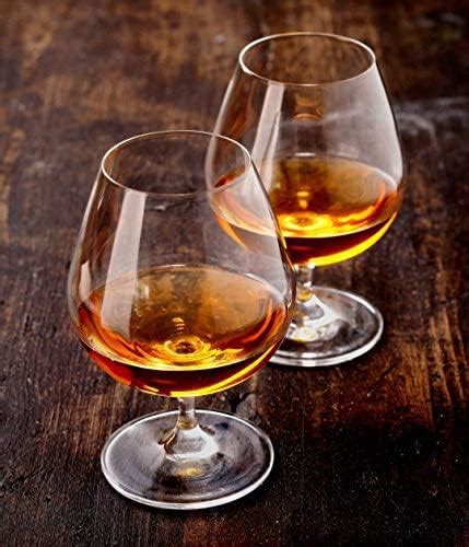 SHS Sales® Crystal Clear Modern Wine| Brandy Glasses Set for Kitchen ...