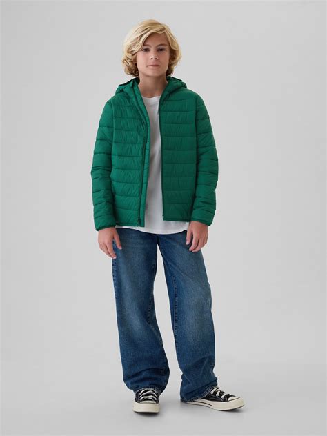 Kids Recycled Lightweight PrimaLoft® Puffer Jacket | Gap