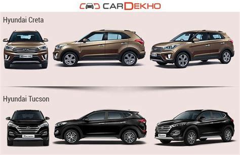 Hyundai Creta Vs Hyundai Tucson Vs Hyundai Santa Fe
