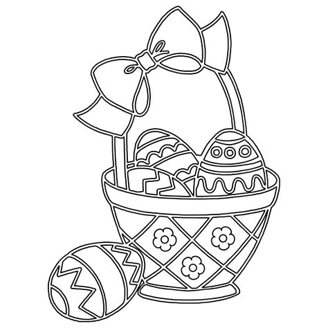 Easter Baskets Coloring Pages at Gustavo Christensen blog