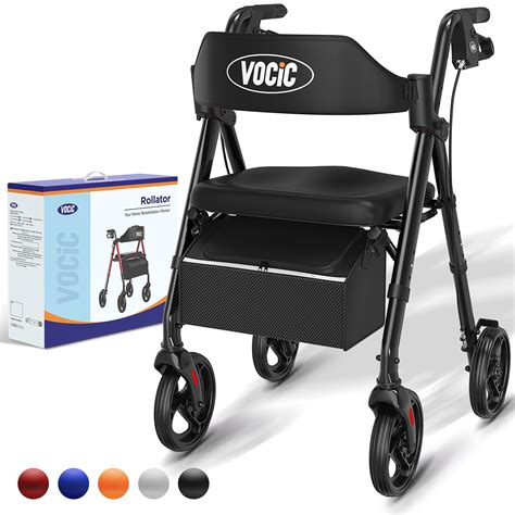 Walkers for Seniors,Foldable Walker with Seat,Rollator Walker with ...