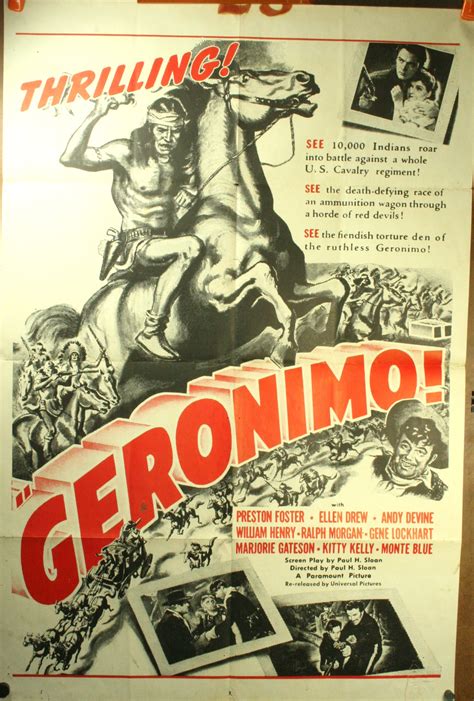 GERONIMO, Original Movie Poster - Original Vintage Movie Posters