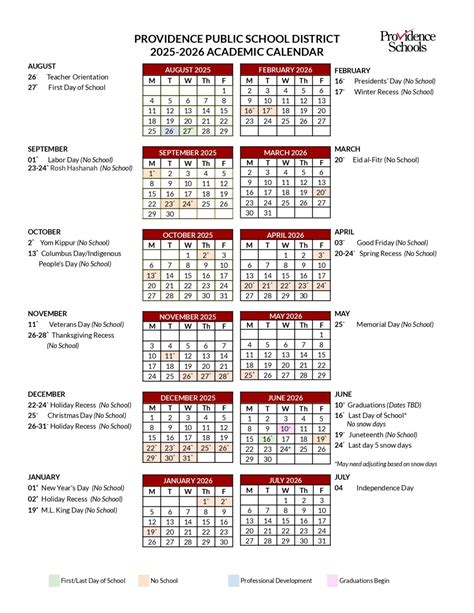 Providence Schools RI Calendar 25-26 Revised [pdf] - EduCounty