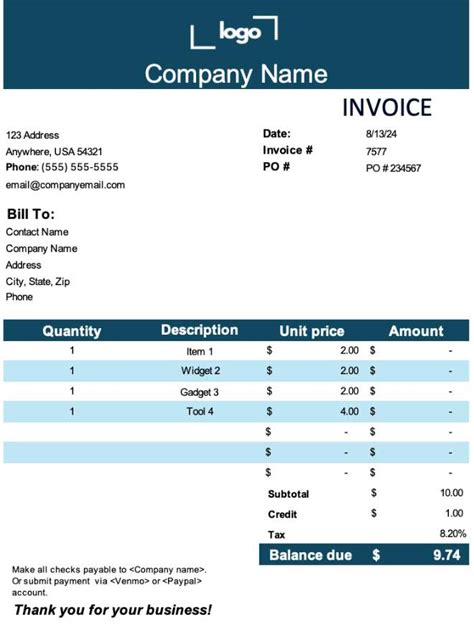 Image result for Invoice HTML-Format