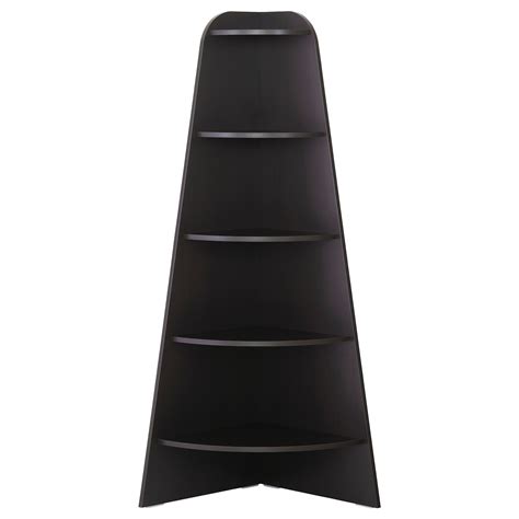 VARBY corner shelf unit, black-brown, 53x155 cm (207/8x61") - IKEA