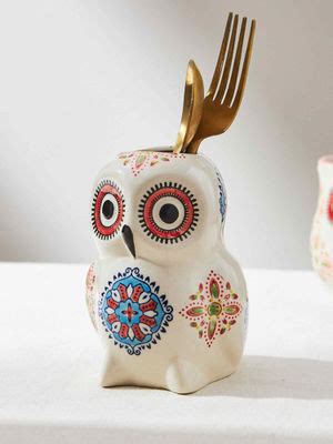 Buy Chumbak Boho Chakras Owl Vase Online