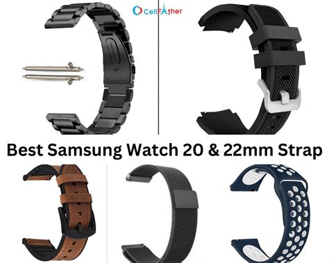 Best Samsung Watch 20 & 22mm Strap – CellFAther