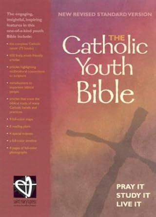 Buy Catholic Youth Bible: New Revised Standard Version, Blue, Leather ...