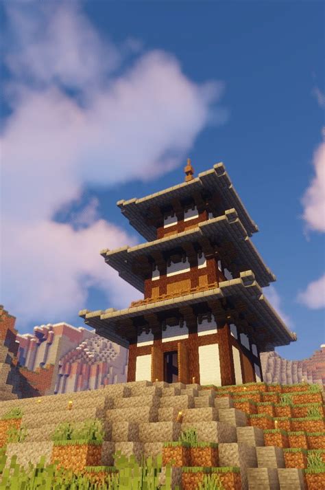 Small Minecraft Pagoda Tutorials 的图像结果