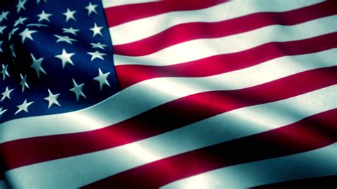 American waving Flag seamless loop animation. 4K Resolution 38450222 ...