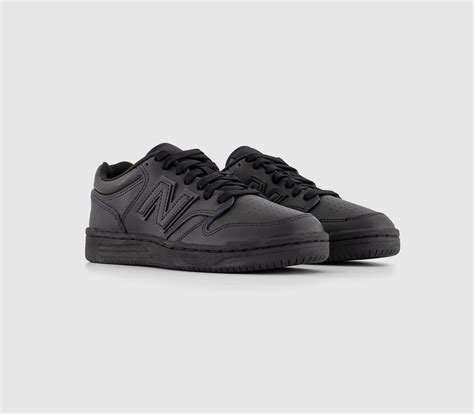 New Balance 480 Junior Trainers Black - School Shoes and Accessories