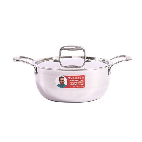Tri Ply Stainless Steel Cookware - Buy Online at Best Prices ...
