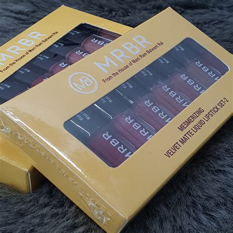 MRBR MINI VELVET MATTE LIQUID LIPSTICK SET 1 -2 – Mani Ram Balwant Rai