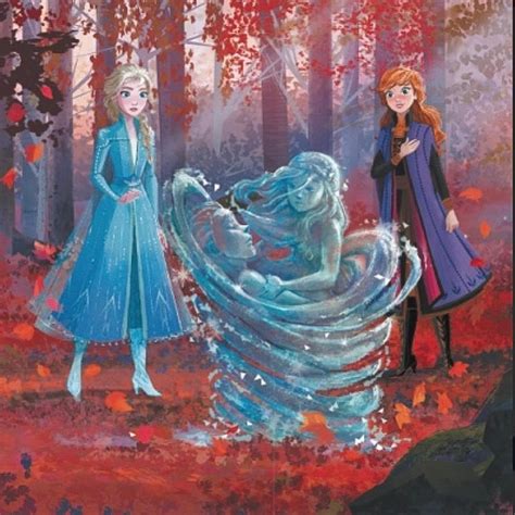 No idea if this is by Elsa’s magic? Or maybe because enchanted forest ...