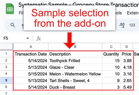 Image result for Systematic Sample Excel