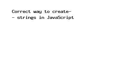 Image result for Create String in JavaScript