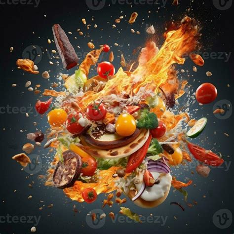 Image result for Exploding Food