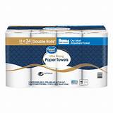 Buy Great Value Ultra Strong Paper Towels, Split Sheets, 12 Double ...