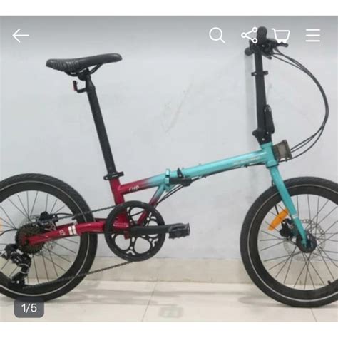 Jual Sepeda Clip chromoly Element 20 inch Sepeda Lipat Folding Troy ...