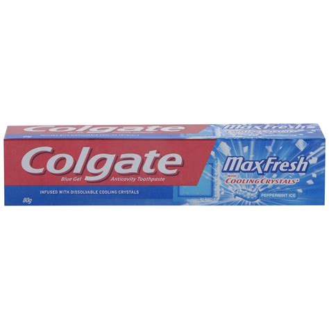 Colgate Maxfresh Toothpaste - Anticavity (Peppermint Ice), 80 g Tube ...