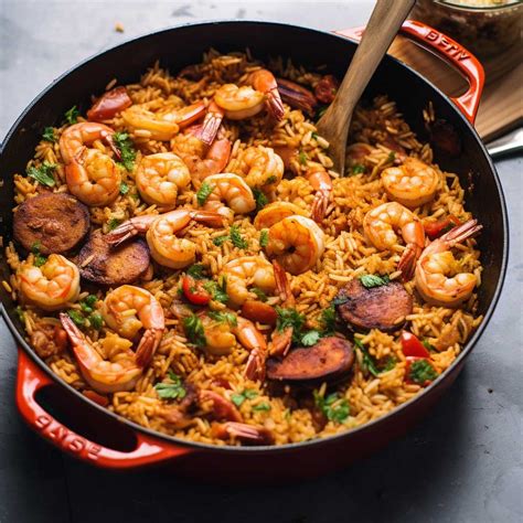 Cajun Shrimp and Rice Skillet » StirThatPot.com