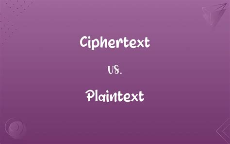 Image result for Plain Text vs Ciphertext Example