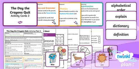 The Day the Crayons Quit Guided Reading 3 Y2 To Support Teaching on ...