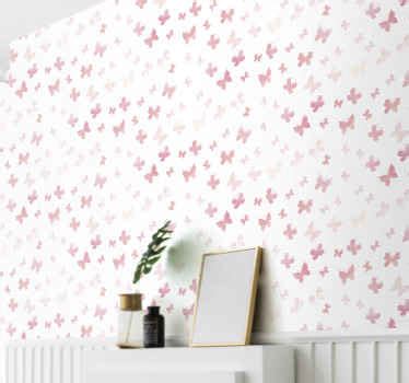Fun kid's bedroom wallpaper - TenStickers