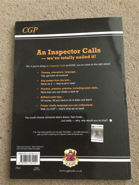 Buy Gcse 9-1 An Inspector Calls The Text Guide at Ubuy India