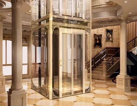 无机房观光电梯圆形菱形方形外挂加装电梯，富士精工全国售后无忧-阿里巴巴