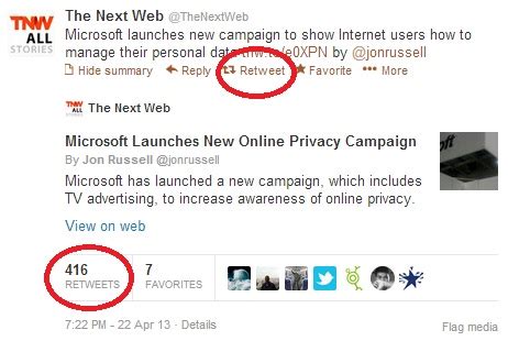 Image result for Example of Retweet