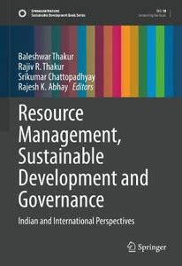 Resource Management, Sustainable Development and Governance: Buy ...