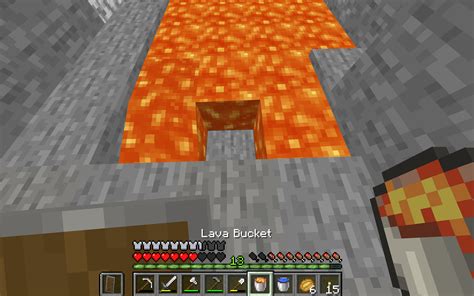 Lava Bucket Minecraft