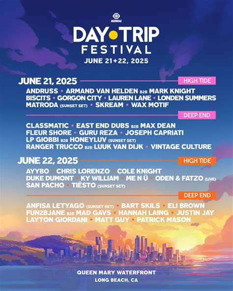 Tiësto headlines Day Trip 2025 festival at the Queen Mary in Long Beach ...